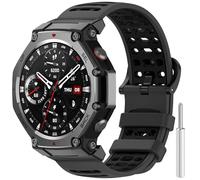 CHULN Silicone Correa Compatible con Amazfit T-Rex 3, Deportiva Impermeable y Transpirable Pulsera de Repuesto para Amazfit T-Rex 3 Smartwatch.(No host)