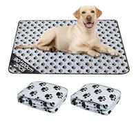 Chumix Almohadillas de Entrenamiento Reutilizables para Perros, 2 Piezas, Lavables, 80x90cm, Antideslizantes, Impermeables, Tapete de Entrenamiento Ideal para Perros, Gatos, Conejos y Cobayas