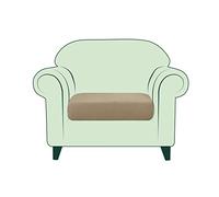 CHUN YI Funda de cojín Extensible cojín de sofá de Asiento Jacquard Cubre sofá Funda Protectora para Muebles (1 Plaza, Arena)