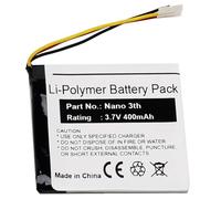 CHUNCAIL Batería 616-0337 para Apple iPod Nano 3 3G 3Gen 3TH MP3 A1236 Nano3 (polímero de litio)