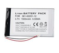 CHUNCAIL Batería de ion de litio, 3,7 V, 1500 mAh, repuesto para Garmin 361-00051-12 GPS Navigation
