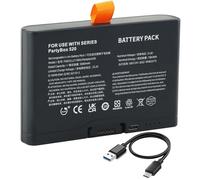 CHUNCAIL Batería de ion de litio de repuesto de 21,6 V 5000 mAh con entrada tipo C para altavoces JBL PartyBox 520 Bluetooth