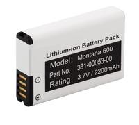 CHUNCAIL - Batería de iones de litio compatible con Garmin Alpha 100 Handheld, Monterra, Montana 600, 600T, 600T Camo, 650, 650T. Sustituye 010-11599-00, 010-11654-03, 361-00053-00, Li-Ion 2200 mAh