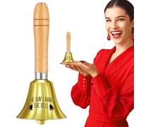 Chunful Adorno de campana de cáncer, regalo con texto en inglés "The Day I Rang the Bell", adorno de fin de quimioterapia, último día de tratamiento de quimioterapia, radioterapia, adorno de