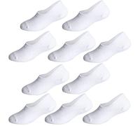 CHUNG Calcetines de tobillo para niños pequeños, de niñas y niños, sin mostrar, de algodón, finos, color sólido blanco, de verano, 10 unidades, 2T-12 años, 2-4 años