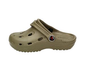 chung shi Unisex Kinder DUX Kids Clogs, Khaki, 32/33 EU (210 mm)