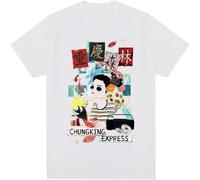 chungking Express Wong Kar-wai Vintage T-Shirt Movie Chinese Cotton Men tee Tshirt Tops White XXL