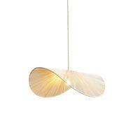 CHUNGYANG Iluminación Retro Para El Hogar, Estilo Japonés Wabi-sabi, Dormitorios, Salas De Estar, Comedores, Lámpara De Araña Artesanal De Cuerda De Cáñamo Tejida Con Cable De Suspensión Ajustable