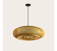 CHUNGYANG Lámpara Colgante De Bambú De Estilo Chino, Iluminación Artística De Bambú Hecha A Mano, Luminaria Para Restaurantes Del Sudeste Asiático, Ideal Para Sala De Estar, Dormitorio, Isla De Cocina