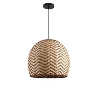 CHUNGYANG Lámpara Colgante De Bambú Y Ratán Estilo Japonés Para Comedor, Lámpara De Araña Para Cocina, Iluminación Bohemia Para El Hogar, Pantalla Tejida A Mano Con Línea De Suspensión Ajustable.