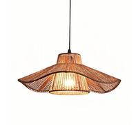 CHUNGYANG Lámpara Colgante De Cuerda De Cáñamo Estilo Bohemio, Estilo Rústico, Lámpara De Techo Natural De Una Cabeza, Hecha A Mano, Lámpara Decorativa Para Sala De Estar, Comedor, Mesa Comedor Cocina