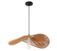 CHUNGYANG Lámpara Colgante De Cuerda De Cáñamo Natural Estilo Wabi-sabi Para Sala De Estar, Mesita De Noche O Dormitorio. Pantalla De Cuerda De Cáñamo Tejida A Mano. Lámpara Colgante De Estilo Moderno