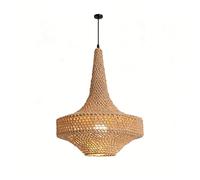CHUNGYANG Lámpara Colgante De Cuerda De Papel Estilo Retro Para Restaurante, Bar O Mostrador. Lámpara Colgante Rústica Tejida A Mano Para Dormitorio, Comedor O Recibidor. Lámpara Colgante De Cuerda