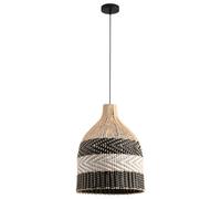 CHUNGYANG Lámpara Colgante De Estilo Bohemio Para El Hogar, Lámpara Colgante De Ratán Tejido Para Sala De Estar Y Pasillo, Lámpara De Araña De Ratán Tejida A Mano Con Cable De Suspensión Ajustable