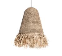 CHUNGYANG Lámpara Colgante De Mesilla De Noche Para Dormitorio, Lámpara Creativa Tejida Con Rafia, Luminaria Para Isla De Cocina, Entrada, Habitación De Casa De Huéspedes De Estilo Japonés, Lámpara