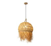 CHUNGYANG Lámpara Colgante De Ratán De Bambú Natural, Creativa Y Personalizada, Para Salón De Té O Restaurante. Lámpara Colgante De Mimbre De Bambú De Estilo Rústico Y Campestre Para Pasillo O Entrada