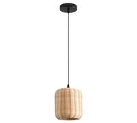 CHUNGYANG Lámpara Colgante De Ratán Natural Estilo Wabi-Sabi, Pequeña Lámpara Colgante Para Dormitorio Y Sala De Estar, Lámpara De Araña Retro De Ratán Tejida A Mano, Lámpara Colgante De Estilo