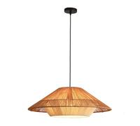 CHUNGYANG Lámpara Colgante De Salón Estilo Bohemio, Lámpara De Araña Tejida Con Cuerda, Lámpara De Techo Para Dormitorio, Mesita De Noche, Comedor, Lámpara Colgante Tejida A Mano Para Estudio, Oficina