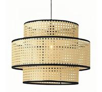 CHUNGYANG Lámpara Colgante Moderna Europea Para Restaurante, Lámpara De Araña Creativa De Ratán Tejido A Mano, Iluminación Decorativa Para Dormitorio, Estudio, Sala De Estar, Pasillo, Isla Cocina Y Me