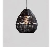 CHUNGYANG Lámpara Colgante Tejida A Mano Para Comedor, Creativa Lámpara Colgante De Cuerda De Papel Con Línea De Suspensión Ajustable, Lámpara De Techo Colgante Estilo Bohemio, Lámpara De Araña Para C