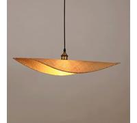 CHUNGYANG Lámpara Colgante Tejida De Bambú Estilo Chino para Restaurante O Dormitorio. Lámpara Colgante De Bambú Natural. Lámpara De Araña Tejida A Mano. Altura Ajustable. Lámpara Colgante para