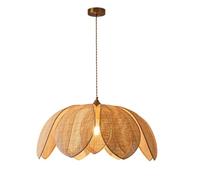 CHUNGYANG Lámpara De Araña Estilo Wabi-sabi, Creativa Y Personalizada, Lámpara Colgante Para Comedor,Lámpara Bohemia Tejida A Mano Con Cable De Suspensión Ajustable, Lámpara Colgante De Estilo Japonés