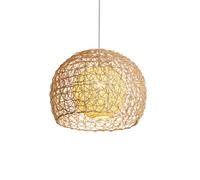 CHUNGYANG Lámpara De Araña Para Isla De Cocina, Lámpara Colgante De Ratán Con Esfera Hueca Y Cable De Suspensión Ajustable, Lámparas De Techo Colgantes Tejidas A Mano Creativas Para Entrada