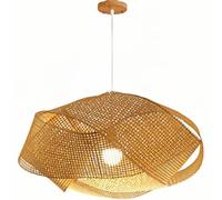 CHUNGYANG Lámparas Colgantes De Bambú Tejido, Lámpara Colgante Para Restaurante Del Sudeste Asiático, Lámpara De Araña De Bambú Tejido A Mano, Lámpara De Techo Para Salón De Té, Para Isla De Cocina