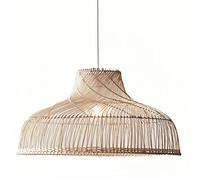 CHUNGYANG Lámparas Colgantes De Ratán, Pantallas De Ratán Hechas A Mano, Lámpara De Araña De Estilo Retro Chino Para Restaurantes, Salas Estar Y Dormitorios, Iluminación Techo Para Bares E Islas Cocin