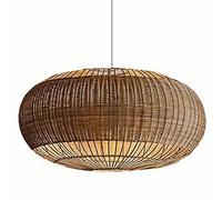 CHUNGYANG Lámparas Colgantes De Techo De Ratán, Lámpara Colgante Estilo Retro Wabi-sabi Para Comedor, Lámpara De Araña Para Sala De Estar De Casa De Huéspedes Del Sudeste Asiático, Lámpara Decorativa