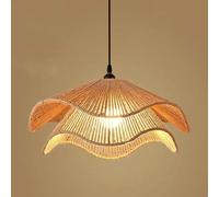 CHUNGYANG Lámparas De Techo Colgantes De Altura Ajustable Con Pantalla De Cuerda De Cáñamo De Doble Capa, Lámpara De Araña, Iluminación De Decoración Natural Para Isla De Cocina, Sala De Estar