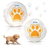 ChunHee Campanas para perros para salir al aire libre, campana para que los perros suenen para ir al baño | Timbre de puerta para perros a prueba de masticación | Volumen ajustable de 0 a 115 dB y 36