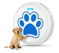 ChunHee Timbre duradero para perros sensible al tacto ligero para entrenamiento de orinal de cachorros (azul claro, 1 unidad)