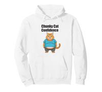 Chunky Cat Confidence Cute Fat Belly - Cita Divertida Sudadera con Capucha