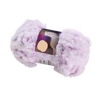 Chunky Mink Fleece Yarn - Hand Knitting DIY For Hats, Scarves & Blankets(Light Purple)