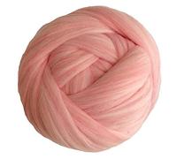 Chunky Yarn,Lana Gruesa Para Tejer A Mano 1000G 2.2lb / Bola Super Chunky Hyn Hilado Voluminoso Hilo Mano Brazo Punto Tiro Manta Muro Decorativo(Pink)