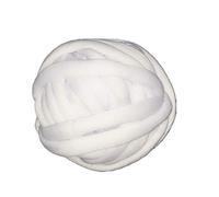 Chunky Yarn,Trapillo para Crochet 500G Espesor Súper Voluminoso Hilo Grueso For Tejer Mano Ganchillo Suave Algodón Grande Bricolaje Punto Hilado For Manta(White 0.5kg)