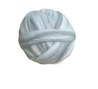 Chunky Yarn,Trapillo para Crochet Hilo De 500G For Manualidades, Manta Tejer Con Brazo Voluminoso, Hilos Gruesos, Gorro Ganchillo Tejido A Mano, Bufanda, Coser(Grey White)