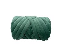 Chunky Yarn,Trapillo para Crochet Hilo grueso de 1KG, hilo gigante voluminoso, tejido a mano, cesta, manta, alfombras, suave for brazo DIY(Dark green)