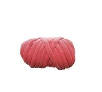 Chunky Yarn,Trapillo para Crochet Hilo grueso de 1KG, hilo gigante voluminoso, tejido a mano, cesta, manta, alfombras, suave for brazo DIY(Watermelon pink)