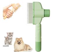 CHUNLIGOUJI Peine antipulgas autolimpiante para mascotas, peine autolimpiante para gatos, cepillo para el pelo, peine para pulgas, peine para eliminar el pelo de mascotas, peine para pulgas, cepillo