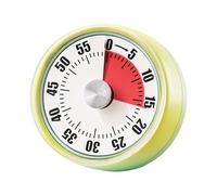 CHUNLINLAODA Temporizador Visual para niños, Temporizador Visual de 60 Minutos, TEM-porizador de Escritorio Infantil, Aula TEM-porizador de Escuela, Cocina, Gimnasio, té Temporizad-or (Verde)