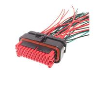 ChunLK 1 Juego de 35 Orificios 776164-1, Conector Integrado for Controlador automotriz, Conjunto de CA automático, arnés de Cable Impermeable(Bianco)