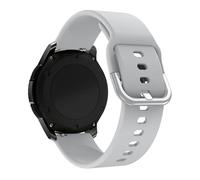 ChunLK Banda de 20mm/22mm for GTS/2/2e/3/4 GTS2 GTR 4/3/Pro/GTR2/2e/stratos 2/3 pulsera de silicona correa de reloj Bip(Gray 21,20mm)