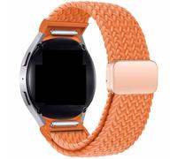 ChunLK Banda trenzada sin espacios for pulsera 5 Pro Galaxy Watch6 Watch4 Classic 47 43 Correa(Orange1,Watch 5 pro 45mm)
