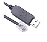 ChunLK Cable de comunicación de depuración de Consola Serie PL2303GT USB a RJ11 RJ12 RS232 a PC for módulo BMS de Iones de Litio A48100 B4810(1.0M)