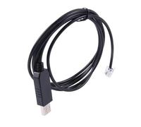 ChunLK Cable de Control del telescopio LX200 AUTOSTAR II, CP2102 Chip PC RS232 Serial RJ11 RJ12 6P4C Reemplace el Cable de Control Manual(5M)