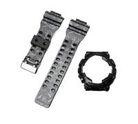 ChunLK Correa de reloj de goma con correa de silicona con caja de reloj correa de reloj de goma for serie de reloj GA-110 GA100 GD-120(One Piece)