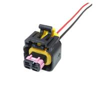 ChunLK Juego de 5 Conectores de 2 Orificios for arnés de cableado de automóvil, 4410801, Enchufe for automóvil(Purple)