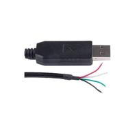 ChunLK USB a 4 Pines TTL UART Extremo de Cable 3,3 V 5V TXD RXD GND VCC Pinout Serial Cable de programación Adaptador convertidor(USB 5V TTL)